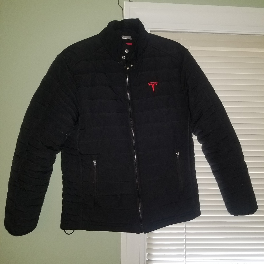 OFFICIAL Tesla Winter Jacket (Black, Size small)